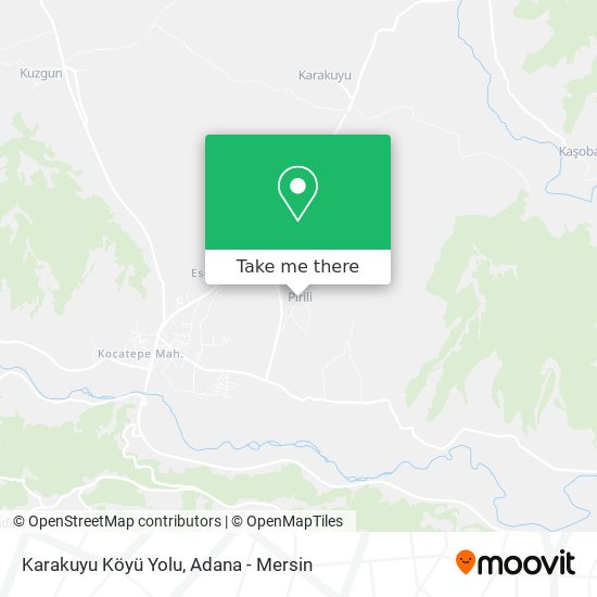 Karakuyu Köyü Yolu map