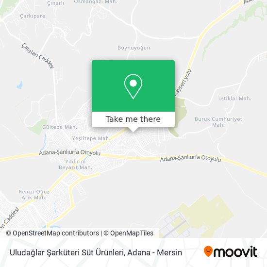 Uludağlar Şarküteri Süt Ürünleri map