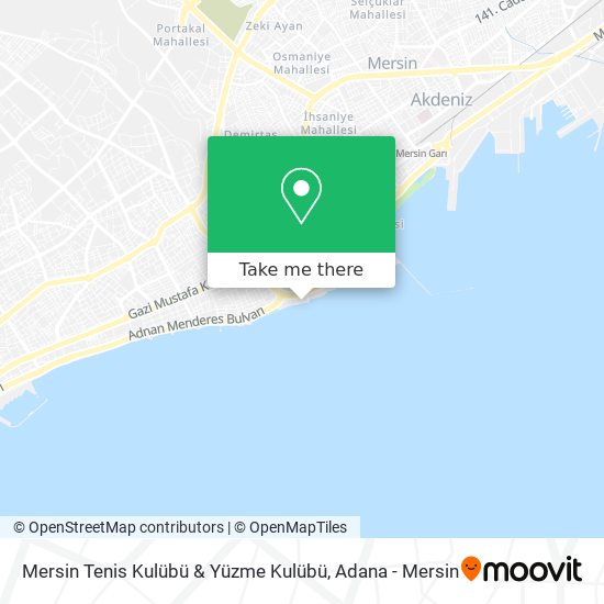 Mersin Tenis Kulübü & Yüzme Kulübü map