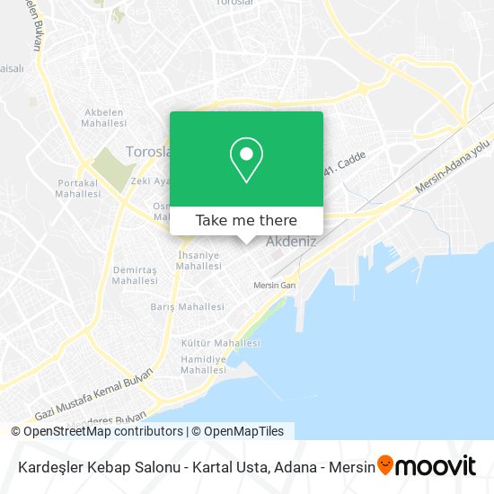Kardeşler Kebap Salonu - Kartal Usta map