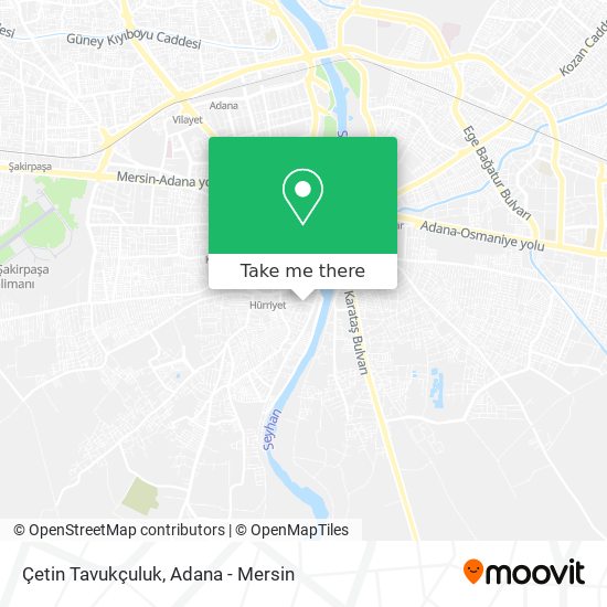 Çetin Tavukçuluk map