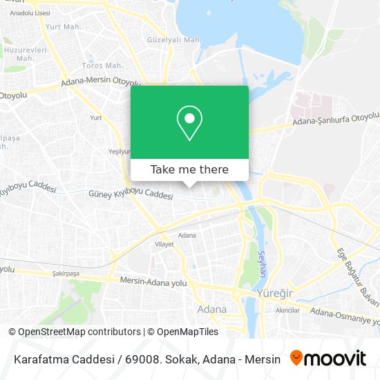 Karafatma Caddesi / 69008. Sokak map
