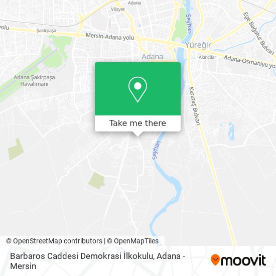 Barbaros Caddesi Demokrasi İlkokulu map