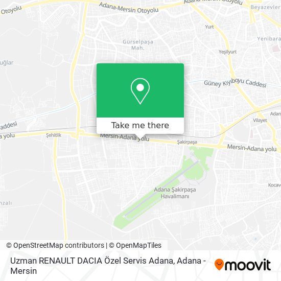 Uzman RENAULT DACIA Özel Servis Adana map