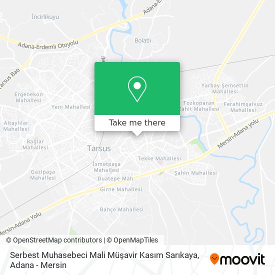 Serbest Muhasebeci Mali Müşavir Kasım Sarıkaya map