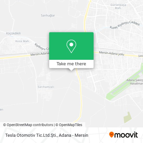 Tesla Otomotiv Tic.Ltd.Şti. map