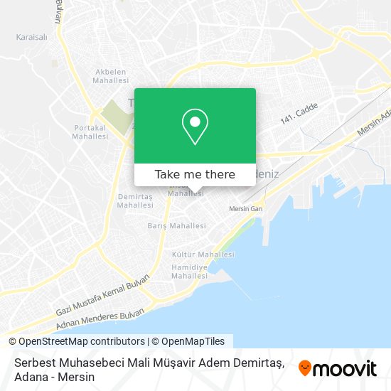 Serbest Muhasebeci Mali Müşavir Adem Demirtaş map