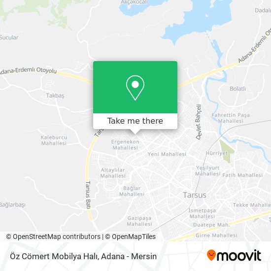 Öz Cömert Mobilya Halı map