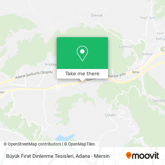 Büyük Fırat Dinlenme Tesisleri map