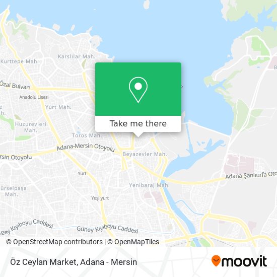 Öz Ceylan Market map