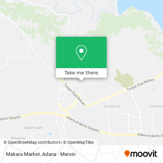 Makara Market map