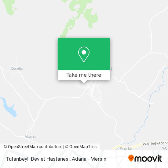 Tufanbeyli Devlet Hastanesi map