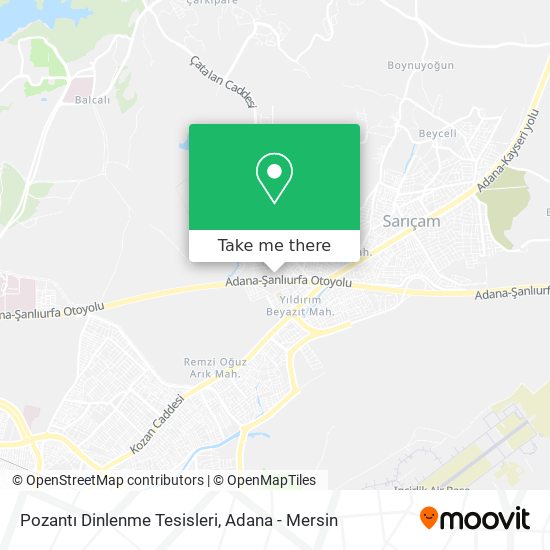 Pozantı Dinlenme Tesisleri map