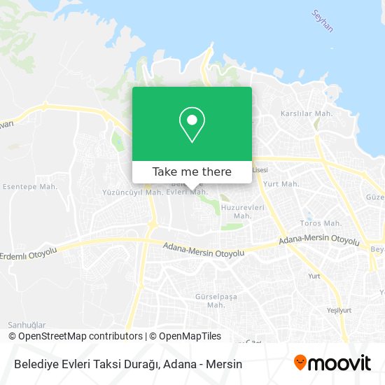 Belediye Evleri Taksi Durağı map