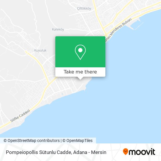 Pompeiopollis Sütunlu Cadde map