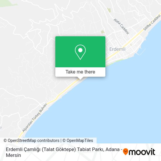 Erdemli Çamlığı (Talat Göktepe) Tabiat Parkı map