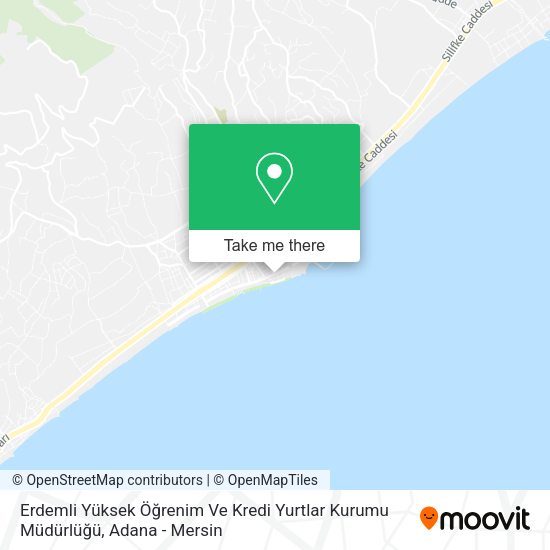 Erdemli Yüksek Öğrenim Ve Kredi Yurtlar Kurumu Müdürlüğü map