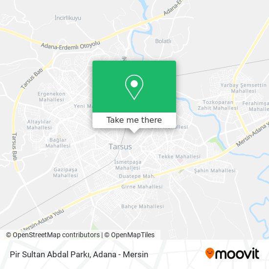 Pir Sultan Abdal Parkı map