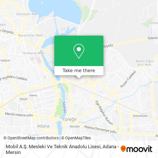 Mobil A.Ş. Mesleki Ve Teknik Anadolu Lisesi map