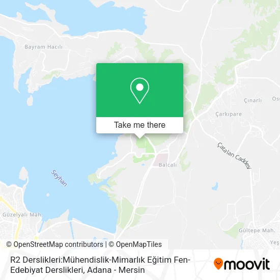 R2 Derslikleri:Mühendislik-Mimarlık Eğitim Fen-Edebiyat Derslikleri map