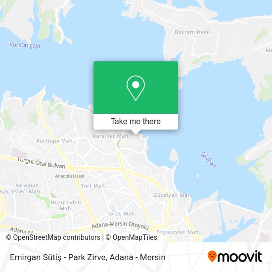 Emirgan Sütiş - Park Zirve map
