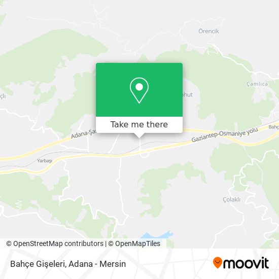 Bahçe Gişeleri map