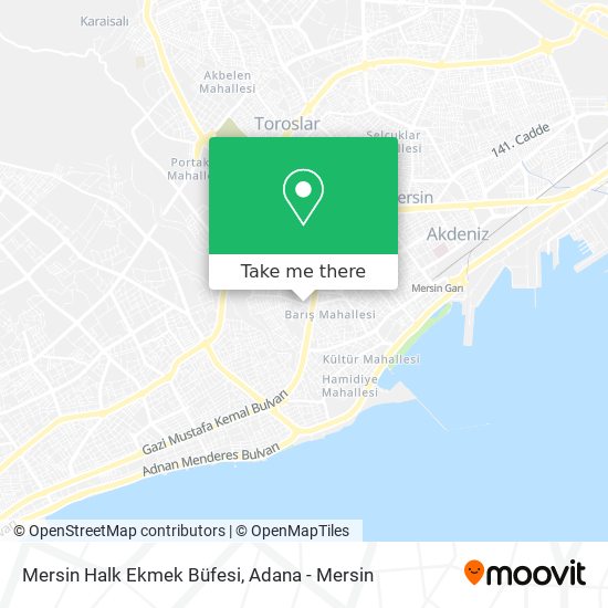 Mersin Halk Ekmek Büfesi map