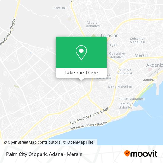 Palm City Otopark map
