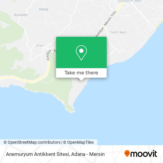 Anemuryum Antikkent Sitesi map
