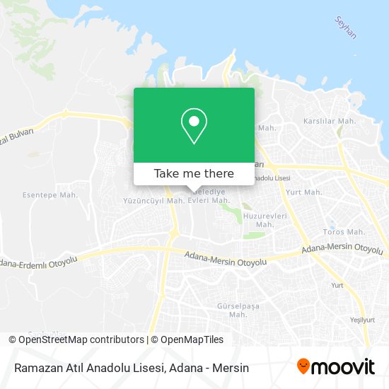 Ramazan Atıl Anadolu Lisesi map
