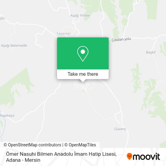 Ömer Nasuhi Bilmen Anadolu İmam Hatip Lisesi map