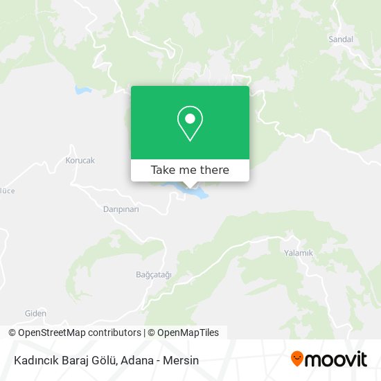 Kadıncık Baraj Gölü map