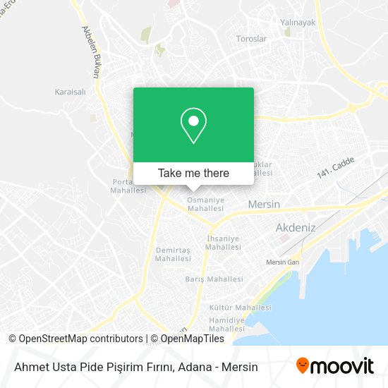 Ahmet Usta Pide Pişirim Fırını map