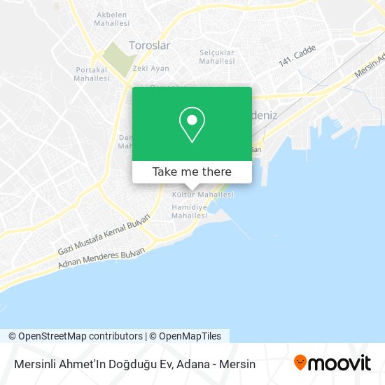 Mersinli Ahmet'In Doğduğu Ev map