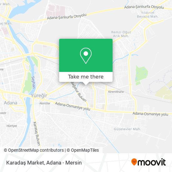 Karadaş Market map