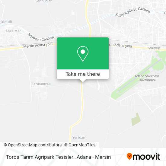 Toros Tarım Agripark Tesisleri map