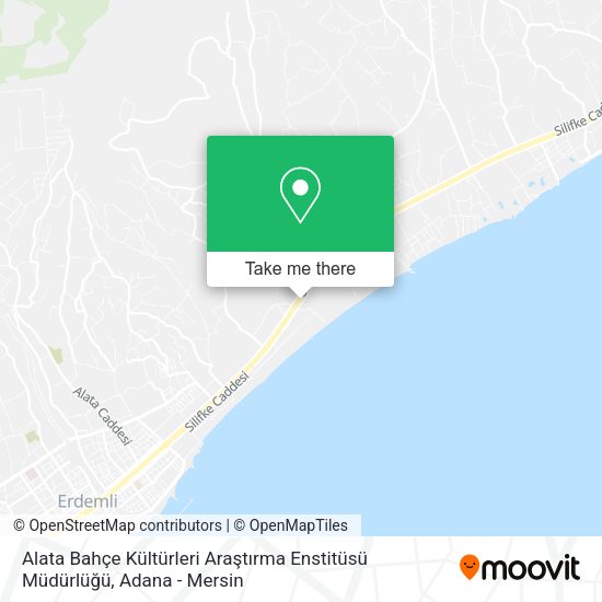 Alata Bahçe Kültürleri Araştırma Enstitüsü Müdürlüğü map