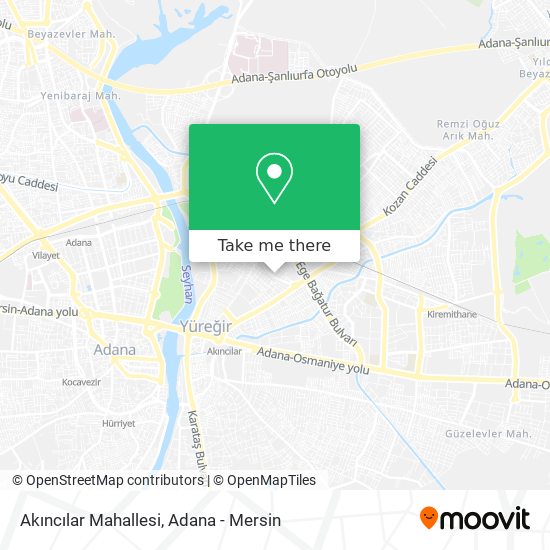 Akıncılar Mahallesi map