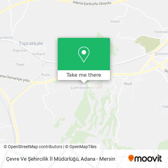 Çevre Ve Şehircilik İl Müdürlüğü map