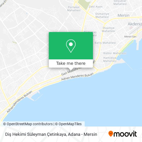 Diş Hekimi Süleyman Çetinkaya map