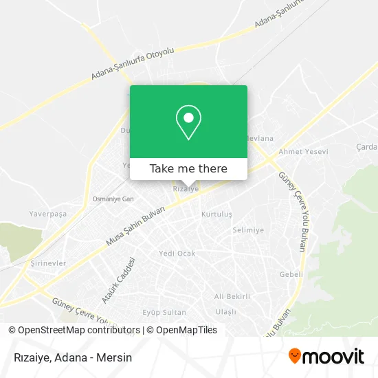 Rızaiye map