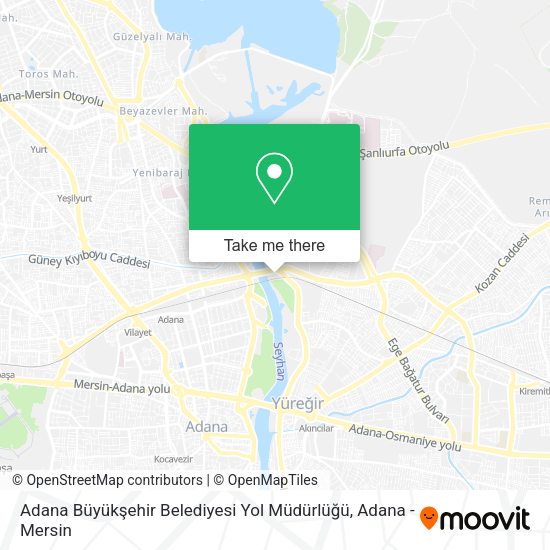 Adana Büyükşehir Belediyesi Yol Müdürlüğü map