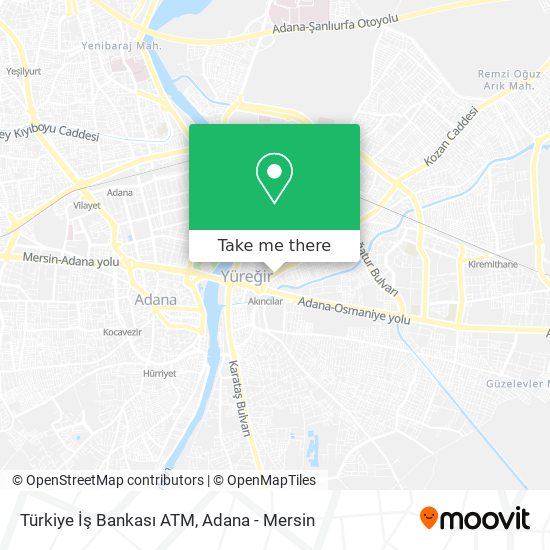 Türkiye İş Bankası ATM map