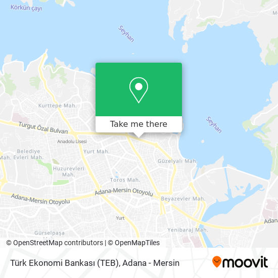 Türk Ekonomi Bankası (TEB) map