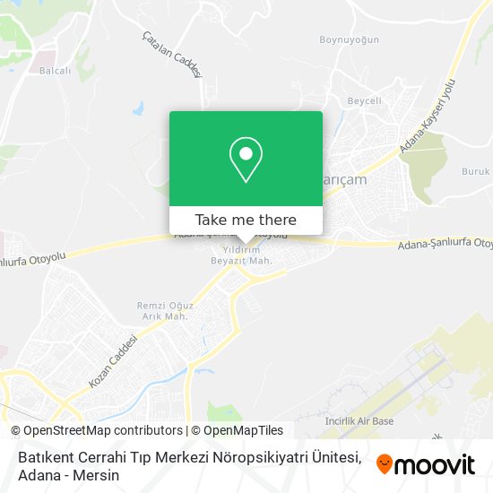 Batıkent Cerrahi Tıp Merkezi Nöropsikiyatri Ünitesi map