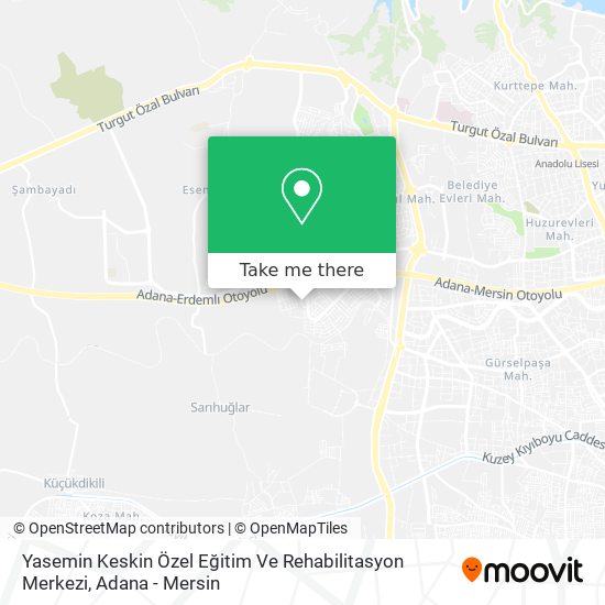 Yasemin Keskin Özel Eğitim Ve Rehabilitasyon Merkezi map