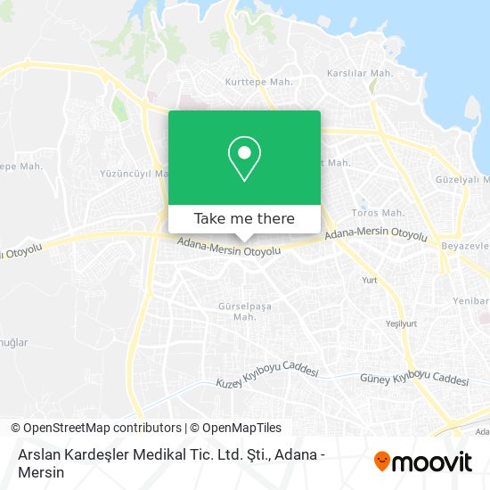 Arslan Kardeşler Medikal Tic. Ltd. Şti. map