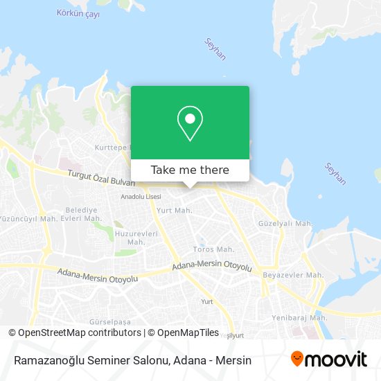Ramazanoğlu Seminer Salonu map