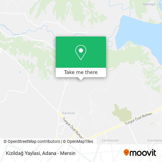 Kizildağ Yaylasi map
