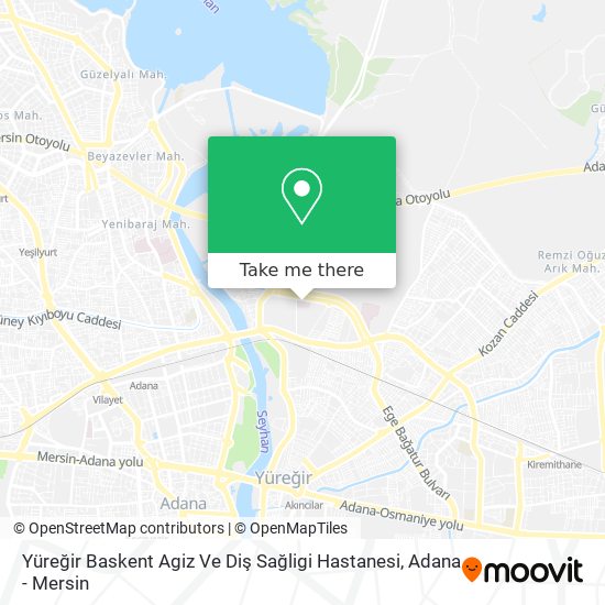 Yüreğir Baskent Agiz Ve Diş Sağligi Hastanesi map